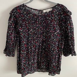 Loft Blouse Hearts women’s XL